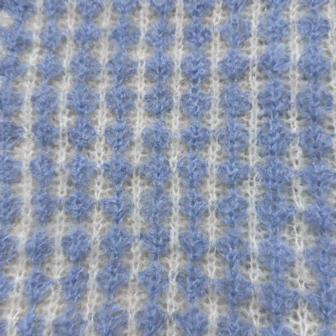 China Yarn for Ladies Vest (Sweater),Shirt Long Sleeve Zipper (Sweater),T-shirt (Sweater) Air Spun Yarn Fancy Yarn Mohair Wool Acrylic Nylon Spandex blue color buy from China wholesaler bulk order at wholesale price free worldwide shipping Alibaba