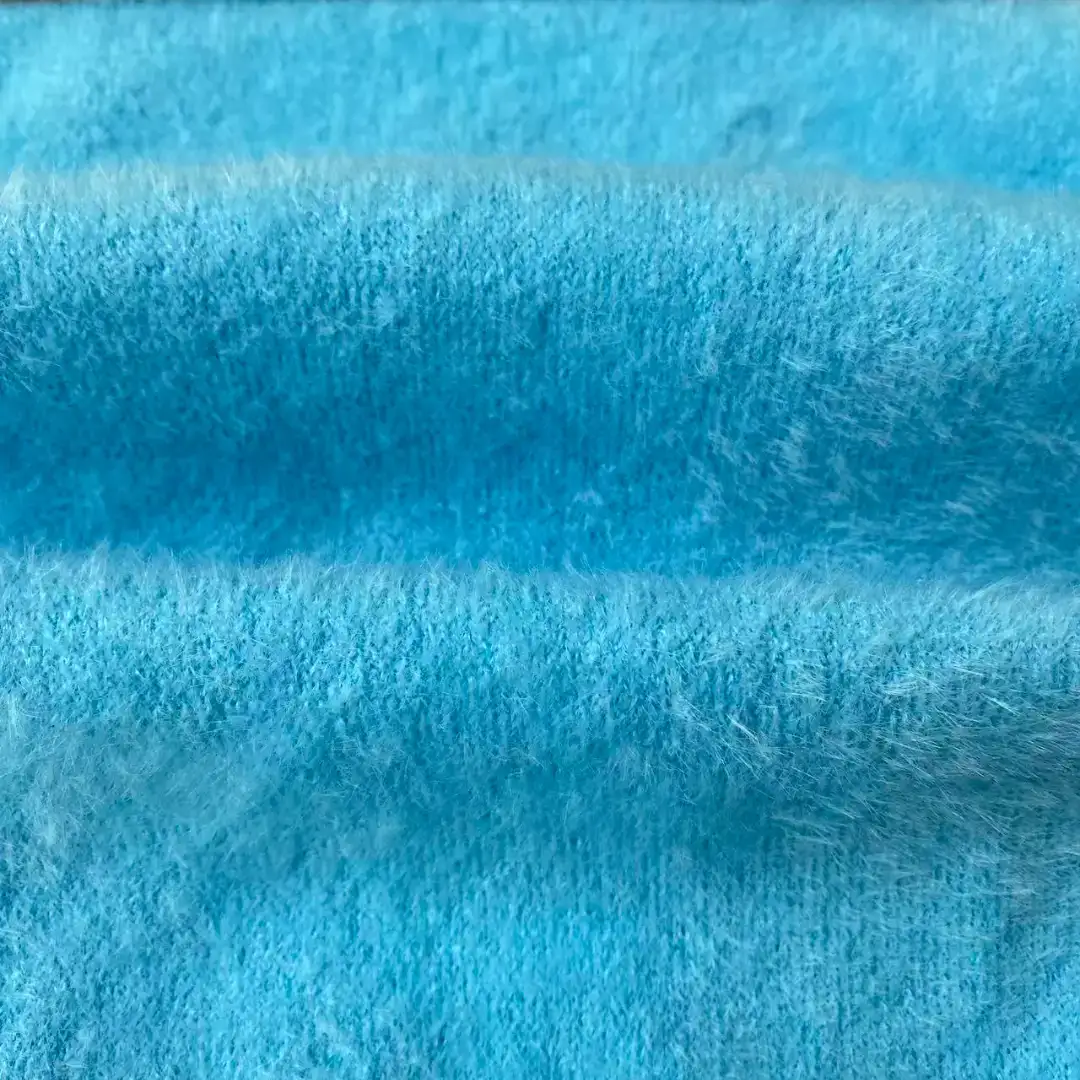 China Yarn for Ladies Vest (Sweater),Open Cardigan (Sweater),Shirt Long Sleeve Button (Sweater),Shirt Half Sleeve Button (Sweater),Knitted Jacket (Sweater),Round Neck Pullover (Sweater),Crew Neck Pullover (Sweater),Crop Top Pullover (Sweater),T-shirt (Sweater) Feather Yarn Fancy Yarn PBT BLUE color buy from China wholesaler bulk order at wholesale price free worldwide shipping Alibaba