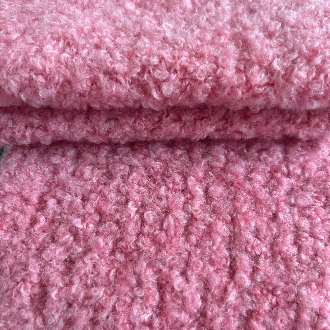 China Yarn for Ladies Vest (Sweater),Open Cardigan (Sweater),Shirt Long Sleeve Button (Sweater),Shirt Long Sleeve Zipper (Sweater),Shirt Half Sleeve Button (Sweater),Shirt Half Sleeve Zipper (Sweater),Knitted Jacket (Sweater),Round Neck Pullover (Sweater) Boucle Yarn Fancy Yarn Acrylic Polyester Merino Wool Elastane PINK color buy from China wholesaler bulk order at wholesale price free worldwide shipping Alibaba