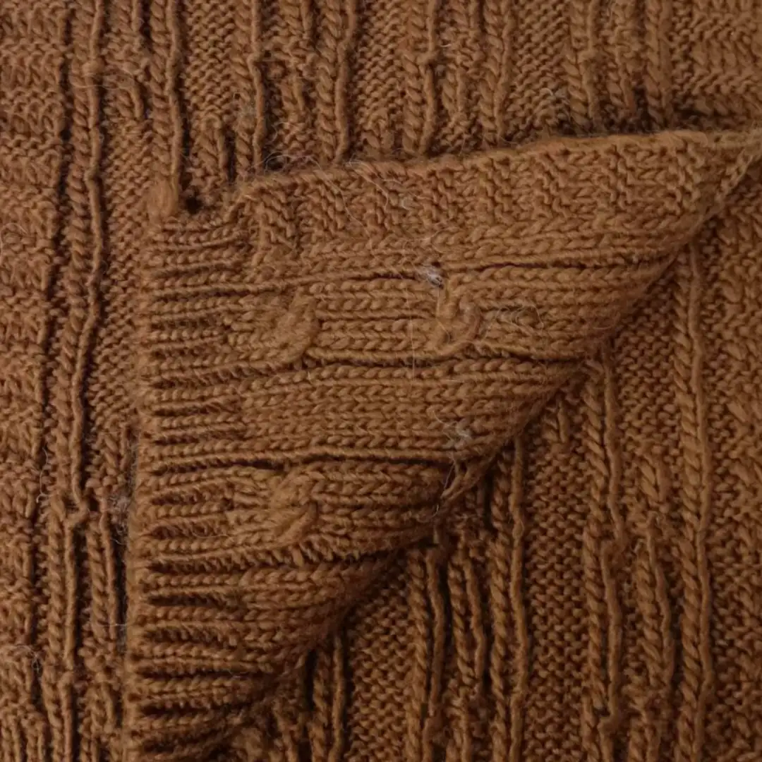 China Yarn for Ladies Vest (Sweater),Men’s Vest (Sweater),Open Cardigan (Sweater),Full-Zipper Cardigan (Sweater),Half-Zipper Cardigan (Sweater),Shirt Long Sleeve Button (Sweater) Roving Yarn Fancy Yarn Acrylic Wool brown color buy from China wholesaler bulk order at wholesale price free worldwide shipping Alibaba