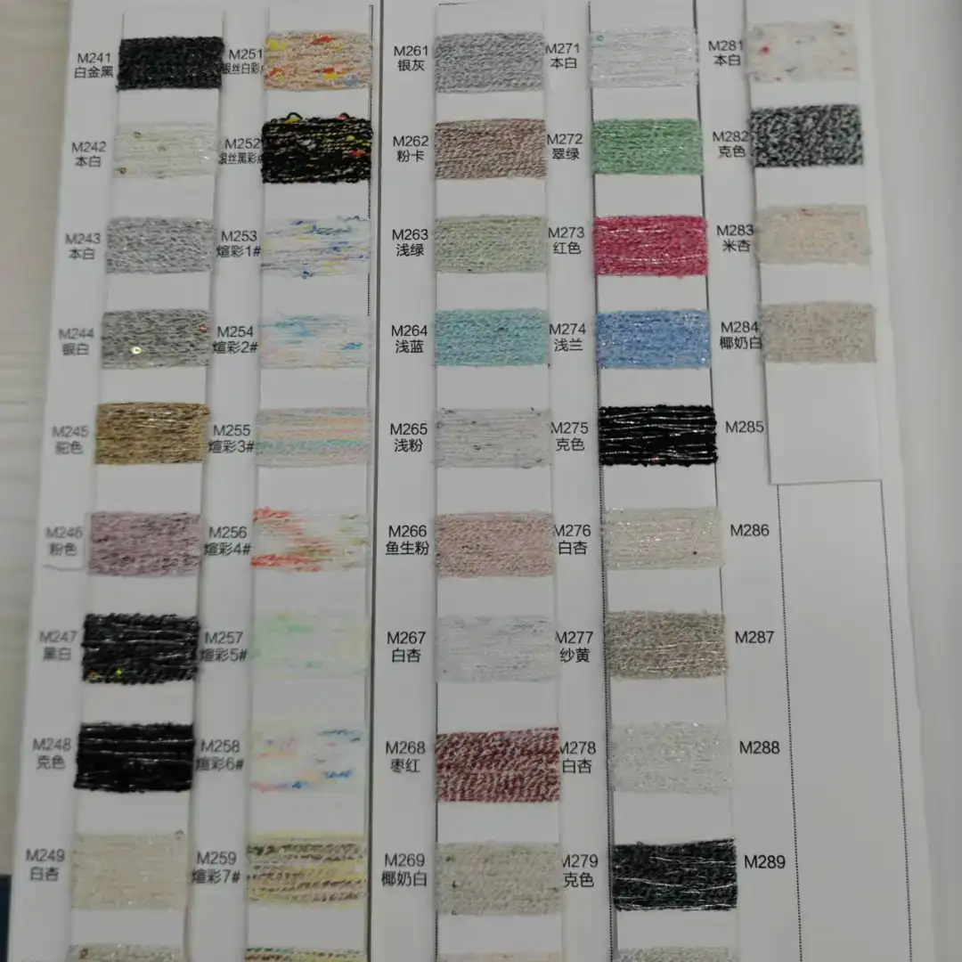 China Yarn for Full-Zipper Cardigan (Sweater),Half-Zipper Cardigan (Sweater),Shirt Long Sleeve Button (Sweater) Boucle Yarn Fancy Yarn Polyester Acrylic Sequin pink color buy from China wholesaler bulk order at wholesale price free worldwide shipping Alibaba