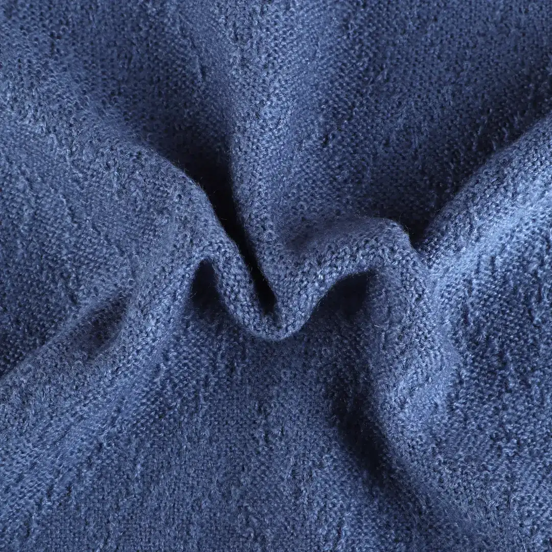 China Yarn for Half-Zipper Cardigan (Sweater),Knitted Jacket (Sweater),Hoodie  (Sweater) Mossy Yarn Fancy Yarn Acrylic Dark Blue color buy from China wholesaler bulk order at wholesale price free worldwide shipping Alibaba