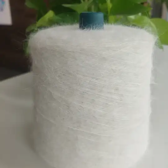 China Yarn for Open Cardigan (Sweater),Full-Zipper Cardigan (Sweater),Half-Zipper Cardigan (Sweater) Mossy Yarn Fancy Yarn Polyester Recycled Polyester Acrylic Wool Spandex white color buy from China wholesaler bulk order at wholesale price free worldwide shipping Alibaba