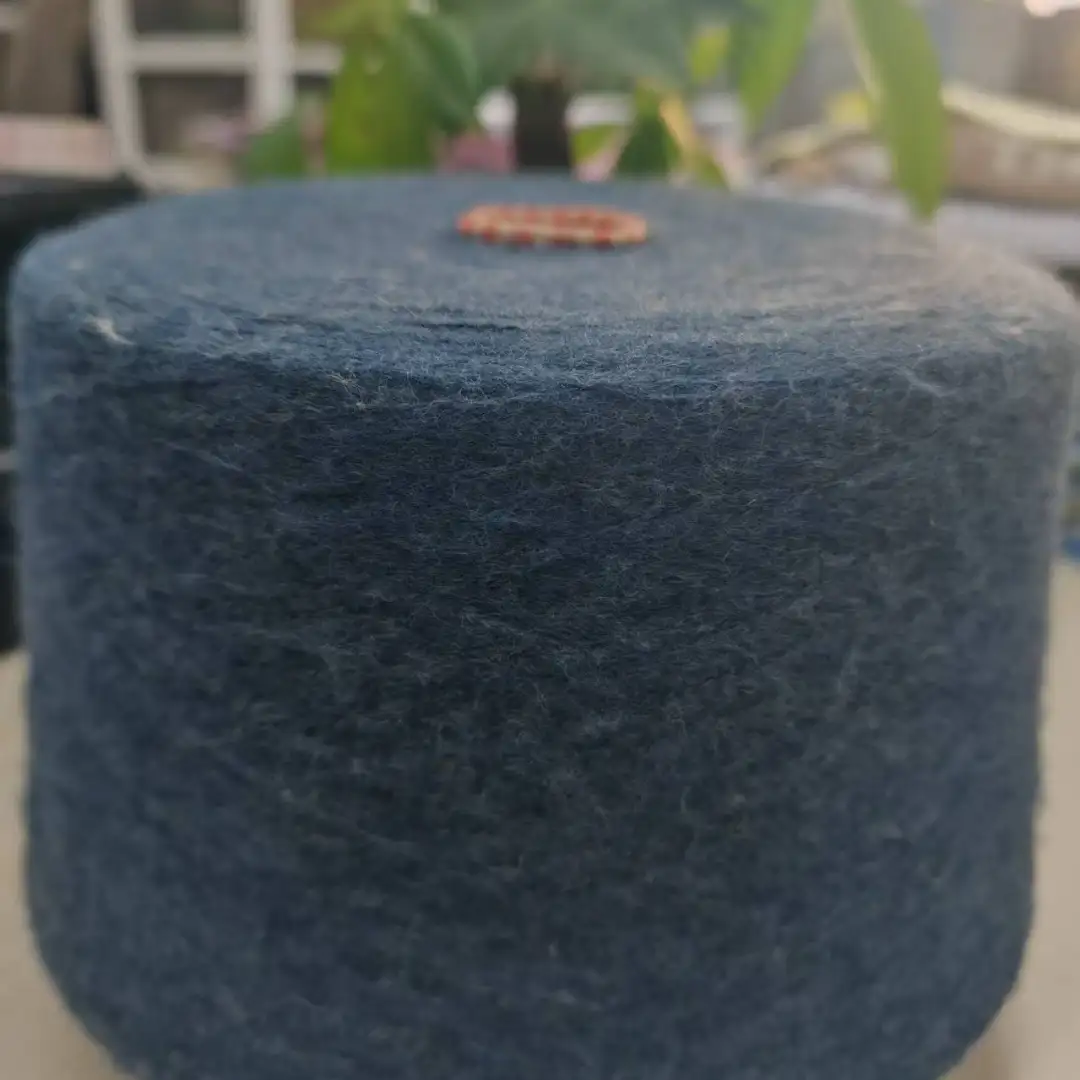 China Yarn for Open Cardigan (Sweater),Full-Zipper Cardigan (Sweater),Half-Zipper Cardigan (Sweater),Shirt Long Sleeve Button (Sweater) Mossy Yarn Fancy Yarn Polyester Acrylic Wool Nylon Spandex blue color buy from China wholesaler bulk order at wholesale price free worldwide shipping Alibaba