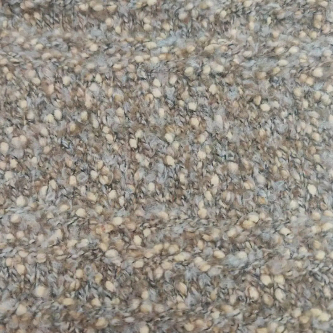 China Yarn for Open Cardigan (Sweater),Full-Zipper Cardigan (Sweater),Half-Zipper Cardigan (Sweater) Boucle Yarn Fancy Yarn Polyester Acrylic Wool yellowish-brown color buy from China wholesaler bulk order at wholesale price free worldwide shipping Alibaba