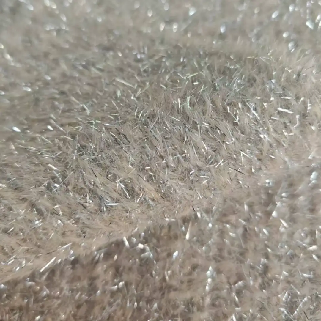 China Yarn for Open Cardigan (Sweater),Full-Zipper Cardigan (Sweater),Half-Zipper Cardigan (Sweater) Cat Feather Yarn Fancy Yarn Nylon Lurex cream-coloured color buy from China wholesaler bulk order at wholesale price free worldwide shipping Alibaba