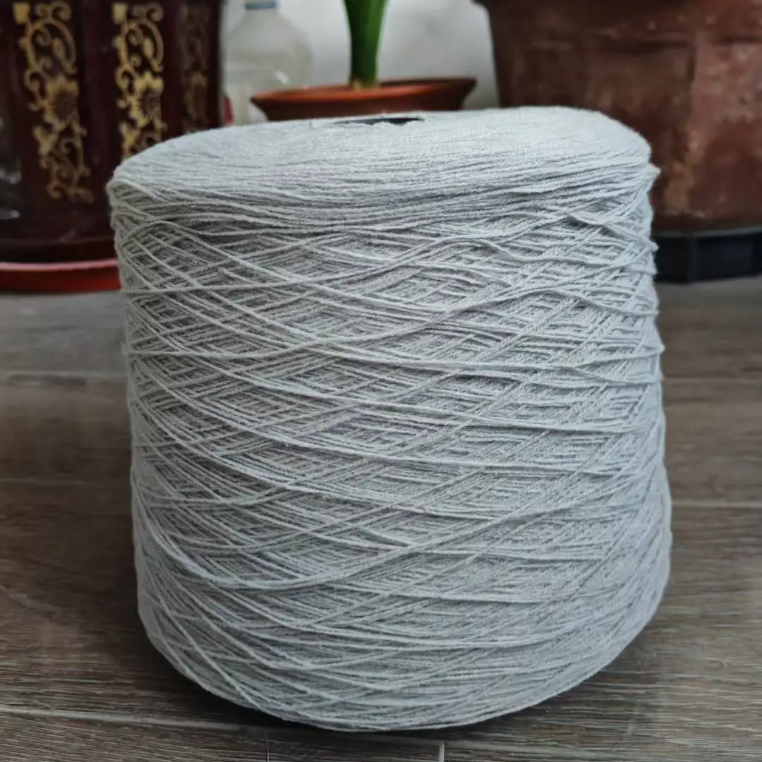 China Yarn for Open Cardigan (Sweater),Full-Zipper Cardigan (Sweater),Half-Zipper Cardigan (Sweater) Roving Yarn Fancy Yarn Cotton Recycled Polyester blue color buy from China wholesaler bulk order at wholesale price free worldwide shipping Alibaba