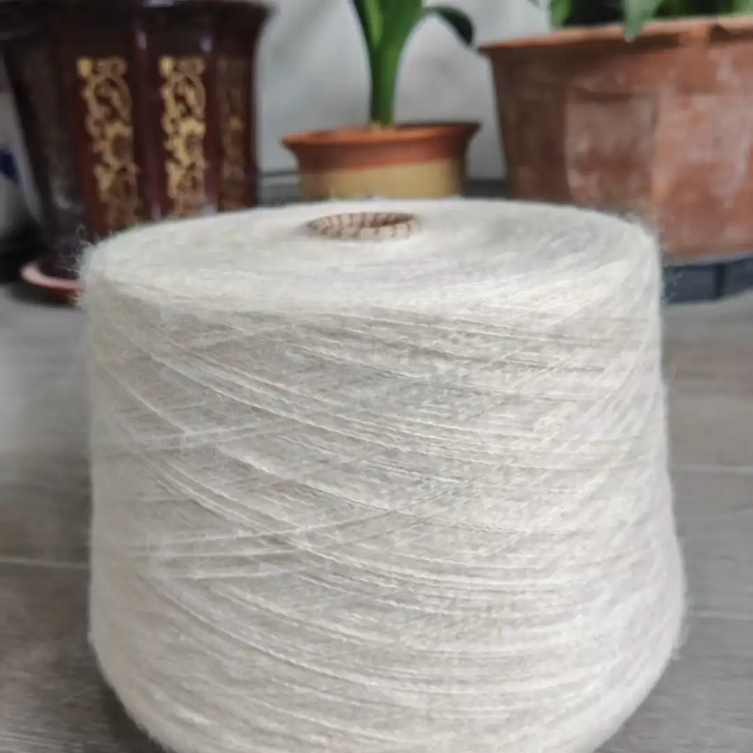 China Yarn for Open Cardigan (Sweater),Full-Zipper Cardigan (Sweater),Half-Zipper Cardigan (Sweater) Mossy Yarn Fancy Yarn Acrylic Polyester Spandex creamy white color buy from China wholesaler bulk order at wholesale price free worldwide shipping Alibaba