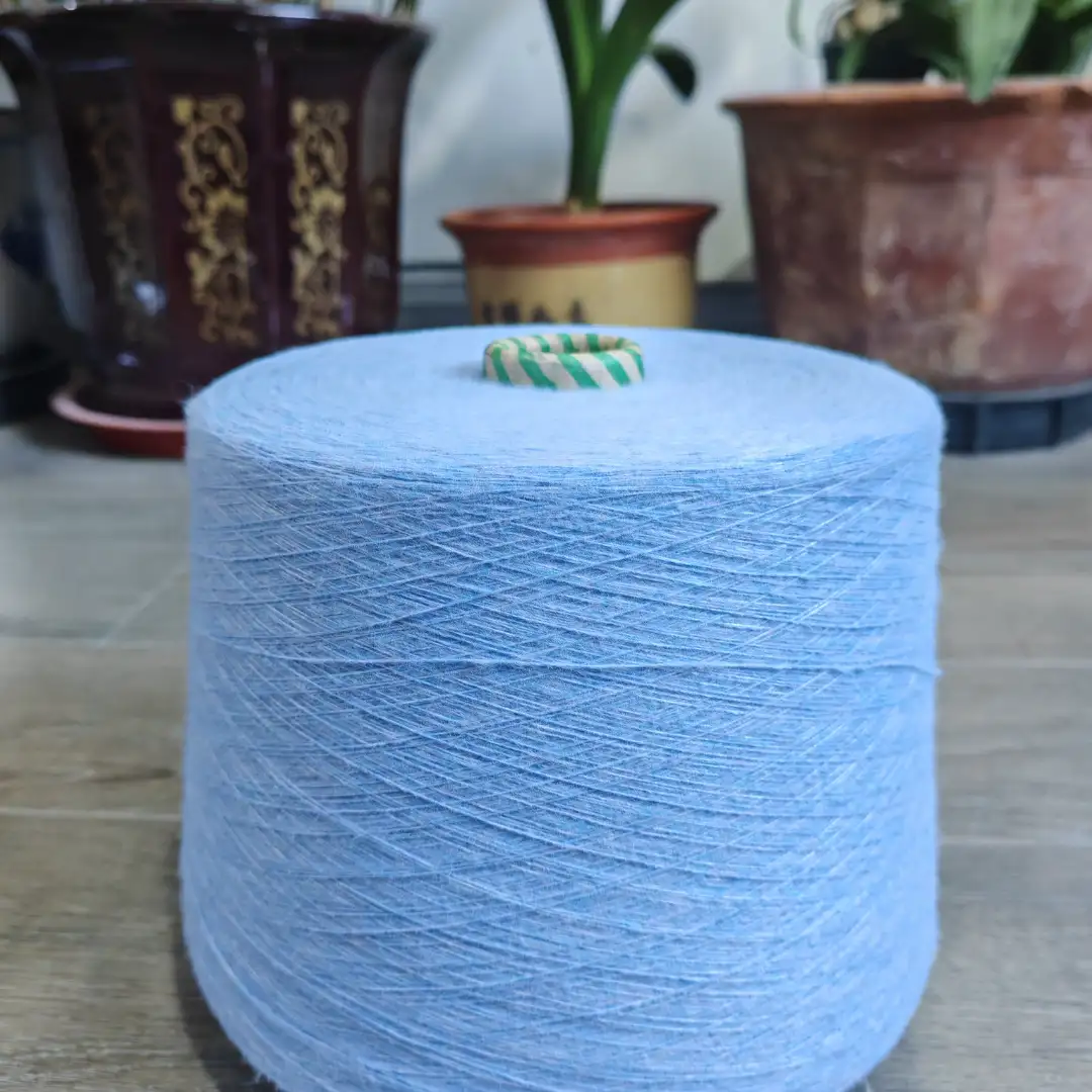 China Yarn for Full-Zipper Cardigan (Sweater),Half-Zipper Cardigan (Sweater),Shirt Long Sleeve Button (Sweater) Mossy Yarn Fancy Yarn Recycled Polyester Polyester Nylon blue color buy from China wholesaler bulk order at wholesale price free worldwide shipping Alibaba