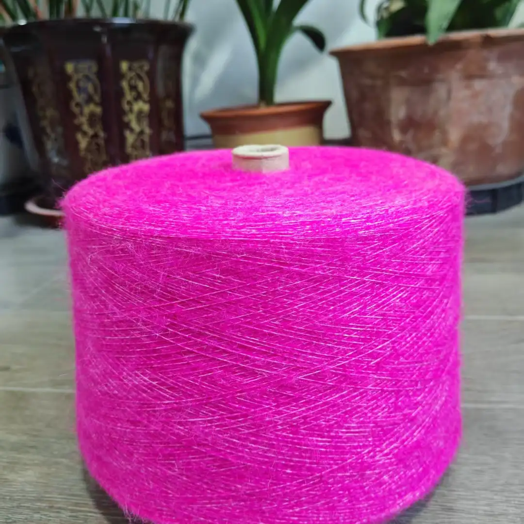 China Yarn for Open Cardigan (Sweater),Full-Zipper Cardigan (Sweater),Half-Zipper Cardigan (Sweater) Mossy Yarn Fancy Yarn Recycled Polyester Polyester Acrylic Wool Spandex rose red color buy from China wholesaler bulk order at wholesale price free worldwide shipping Alibaba