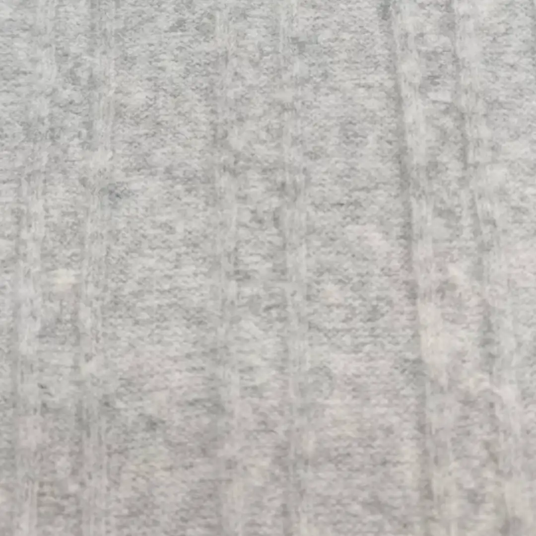 China Yarn for Open Cardigan (Sweater),Full-Zipper Cardigan (Sweater),Half-Zipper Cardigan (Sweater) Mossy Yarn Fancy Yarn Cotton Recycled Polyester Wool Spandex Gray color buy from China wholesaler bulk order at wholesale price free worldwide shipping Alibaba