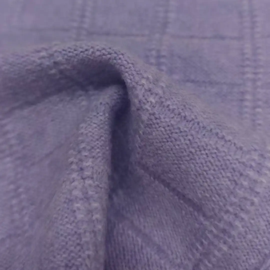 China Yarn for Open Cardigan (Sweater),Full-Zipper Cardigan (Sweater),Half-Zipper Cardigan (Sweater),Shirt Long Sleeve Zipper (Sweater) Mossy Yarn Fancy Yarn Recycled Polyester Acrylic Wool Spandex purple color buy from China wholesaler bulk order at wholesale price free worldwide shipping Alibaba