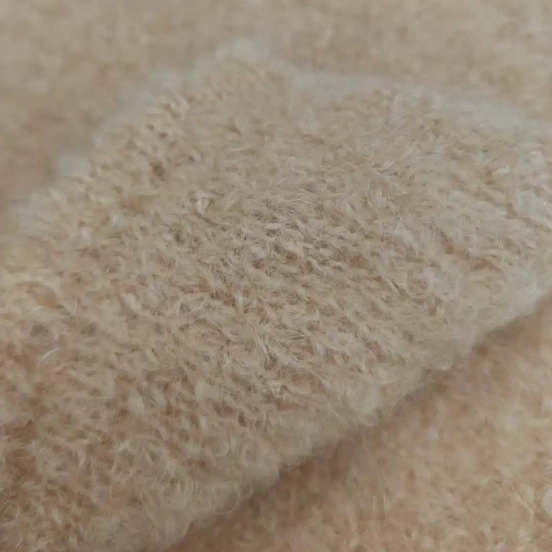 China Yarn for Open Cardigan (Sweater),Full-Zipper Cardigan (Sweater),Half-Zipper Cardigan (Sweater) Boucle Yarn Fancy Yarn Wool Nylon Spandex khaki color buy from China wholesaler bulk order at wholesale price free worldwide shipping Alibaba