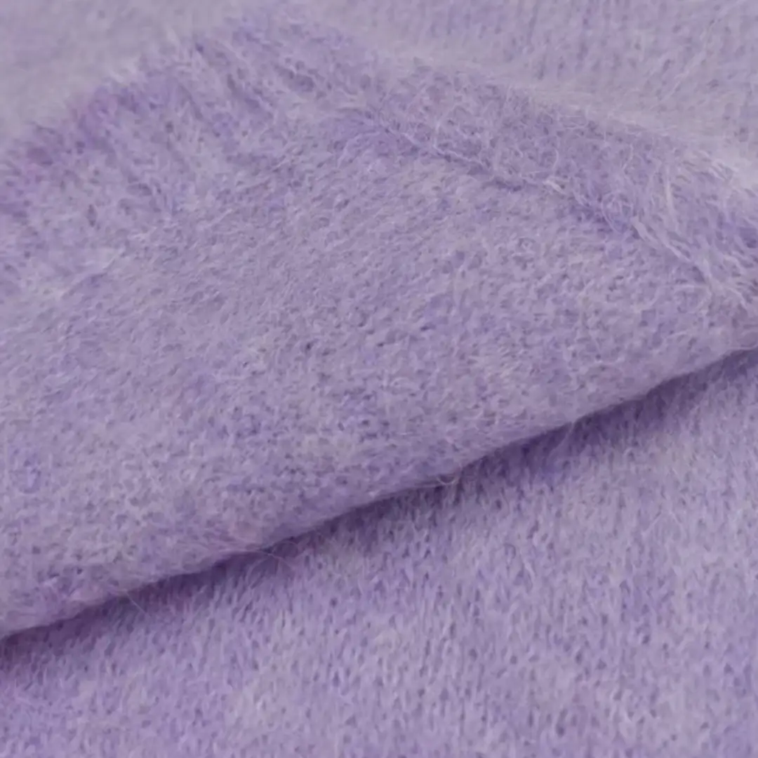 China Yarn for Open Cardigan (Sweater),Full-Zipper Cardigan (Sweater),Half-Zipper Cardigan (Sweater) Mossy Yarn Fancy Yarn Alpaca Nylon Spandex purple color buy from China wholesaler bulk order at wholesale price free worldwide shipping Alibaba