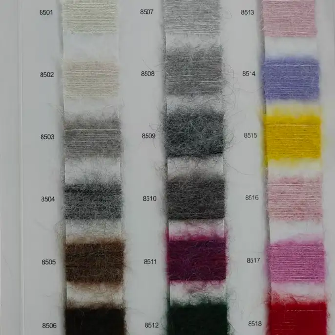 China Yarn for Open Cardigan (Sweater),Full-Zipper Cardigan (Sweater),Half-Zipper Cardigan (Sweater) Mossy Yarn Fancy Yarn Alpaca Nylon Spandex purple color buy from China wholesaler bulk order at wholesale price free worldwide shipping Alibaba