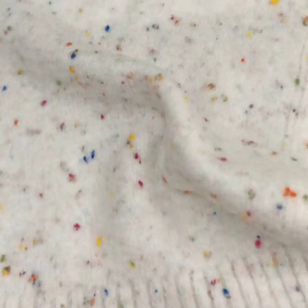 China Yarn for Open Cardigan (Sweater),Full-Zipper Cardigan (Sweater),Half-Zipper Cardigan (Sweater) Mossy Yarn Fancy Yarn Polyester Acrylic Wool Spandex ivory white color buy from China wholesaler bulk order at wholesale price free worldwide shipping Alibaba