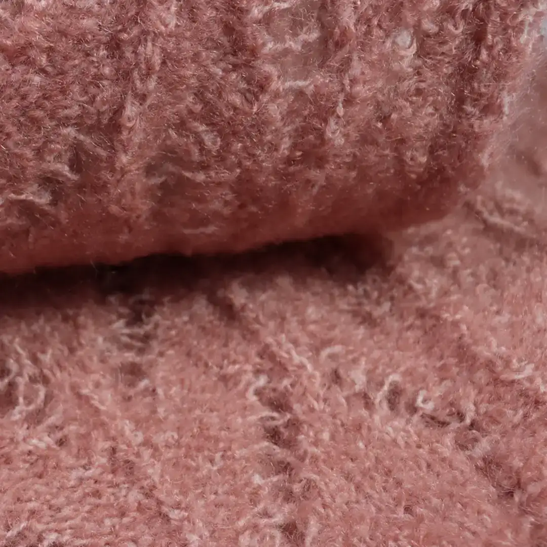 China Yarn for Open Cardigan (Sweater),Full-Zipper Cardigan (Sweater),Half-Zipper Cardigan (Sweater),Knitted Jacket (Sweater),Round Neck Pullover (Sweater) Mossy Yarn Fancy Yarn Acrylic Polyester Spandex Rose Pink color buy from China wholesaler bulk order at wholesale price free worldwide shipping Alibaba