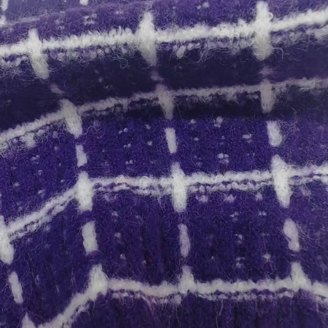 China Yarn for Open Cardigan (Sweater),Full-Zipper Cardigan (Sweater),Half-Zipper Cardigan (Sweater) Mossy Yarn Fancy Yarn Acrylic Nylon Spandex white，purple color buy from China wholesaler bulk order at wholesale price free worldwide shipping Alibaba