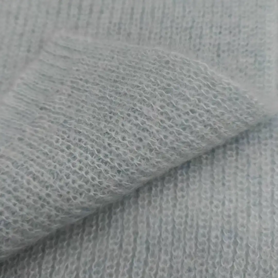 China Yarn for Open Cardigan (Sweater),Full-Zipper Cardigan (Sweater),Half-Zipper Cardigan (Sweater) Mossy Yarn Fancy Yarn Mohair Wool Nylon blue color buy from China wholesaler bulk order at wholesale price free worldwide shipping Alibaba