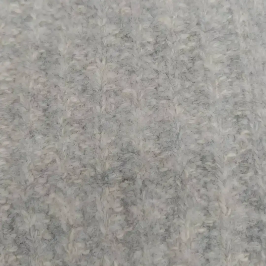 China Yarn for Open Cardigan (Sweater),Full-Zipper Cardigan (Sweater),Half-Zipper Cardigan (Sweater) Mossy Yarn Fancy Yarn Polyester Cotton Acrylic Nylon Wool Spandex Gray color buy from China wholesaler bulk order at wholesale price free worldwide shipping Alibaba