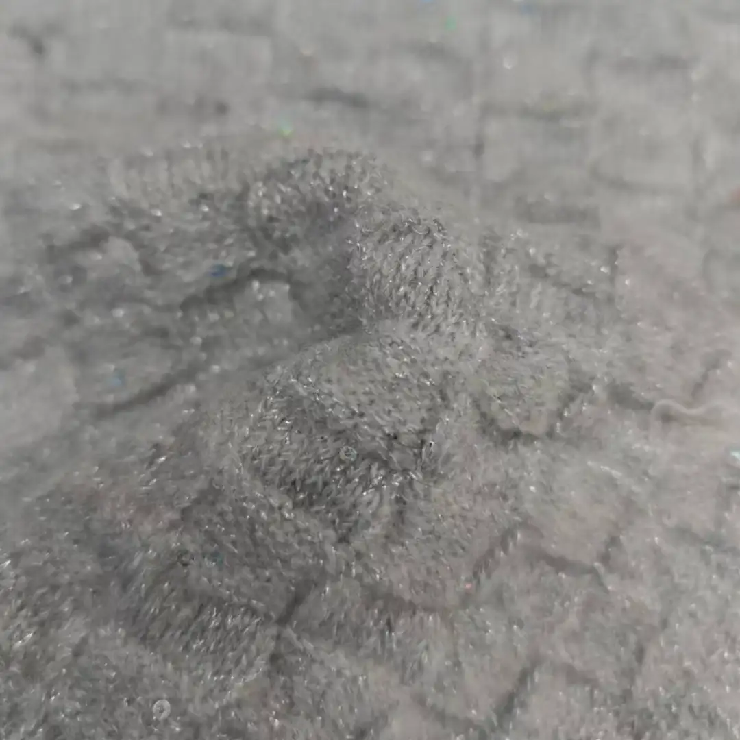 China Yarn for Open Cardigan (Sweater),Full-Zipper Cardigan (Sweater),Half-Zipper Cardigan (Sweater) Mossy Yarn Fancy Yarn Polyester Lurex Acrylic Spandex Gray color buy from China wholesaler bulk order at wholesale price free worldwide shipping Alibaba