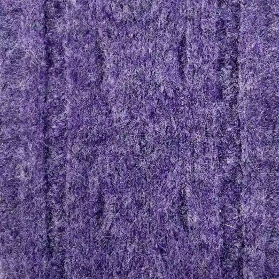 China Yarn for Open Cardigan (Sweater),Round Neck Pullover (Sweater),Hoodie  (Sweater),Dresses (Pullover) (Sweater) Mossy Yarn Fancy Yarn Wool Nylon Elastane Recycled Polyester Polyester purple color buy from China wholesaler bulk order at wholesale price free worldwide shipping Alibaba