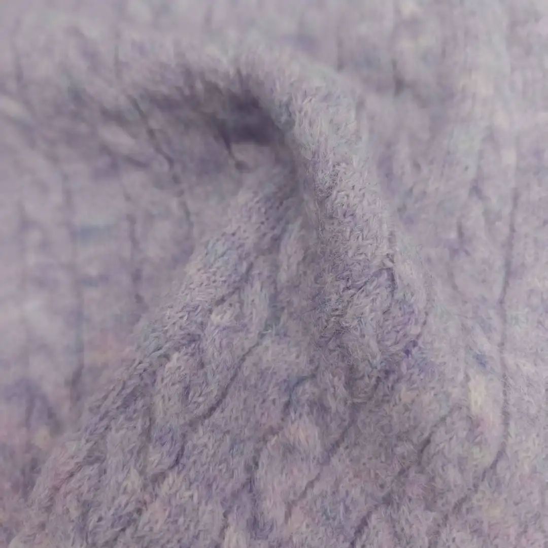 China Yarn for Open Cardigan (Sweater),Round Neck Pullover (Sweater),Hoodie  (Sweater) Mossy Yarn Fancy Yarn Polyester Nylon Wool Spandex Lilac color buy from China wholesaler bulk order at wholesale price free worldwide shipping Alibaba