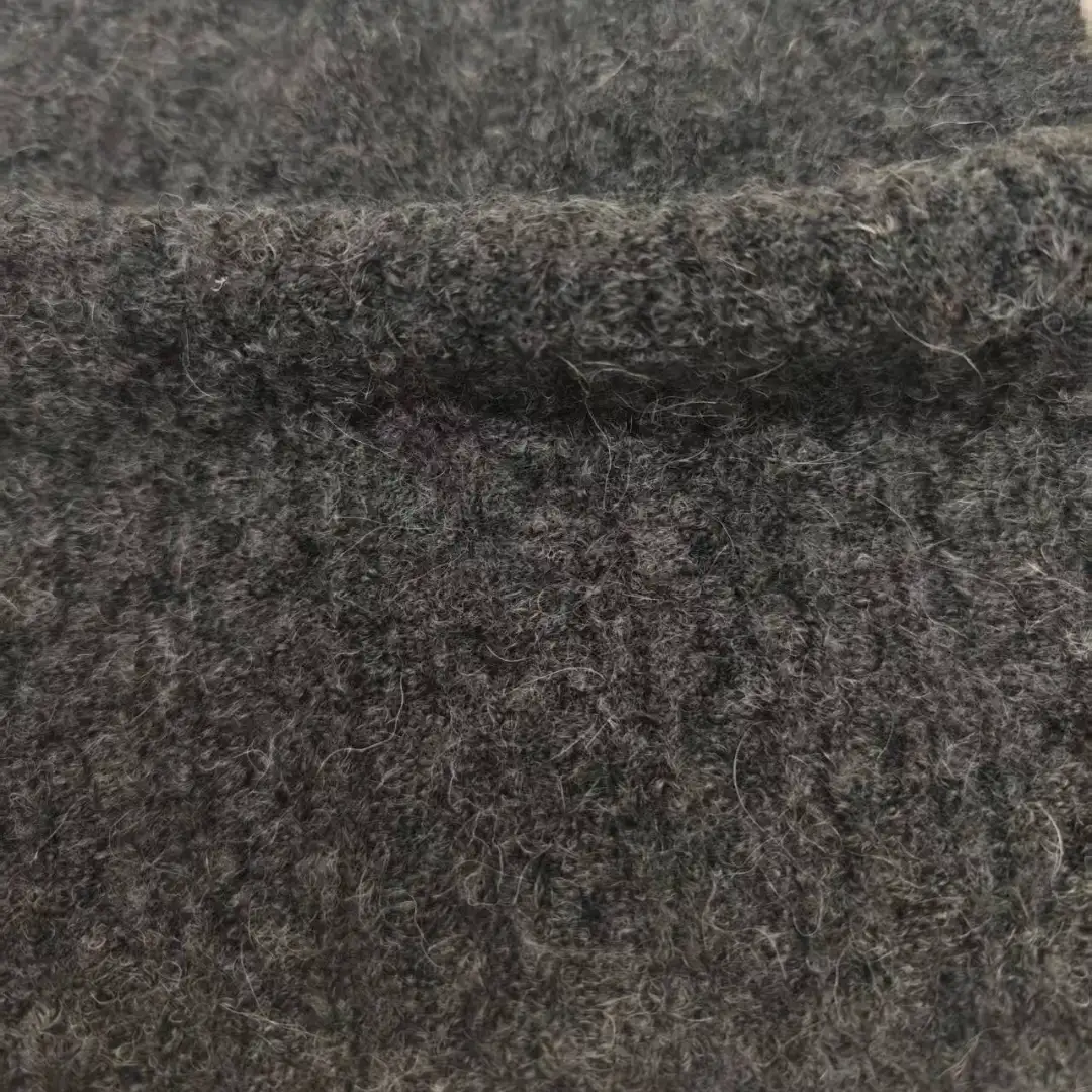 China Yarn for Open Cardigan (Sweater),Full-Zipper Cardigan (Sweater),Shirt Long Sleeve Button (Sweater),Hoodie  (Sweater) Mossy Yarn Fancy Yarn Polyester Acrylic Nylon Wool Alpaca Spandex Dark gray color buy from China wholesaler bulk order at wholesale price free worldwide shipping Alibaba