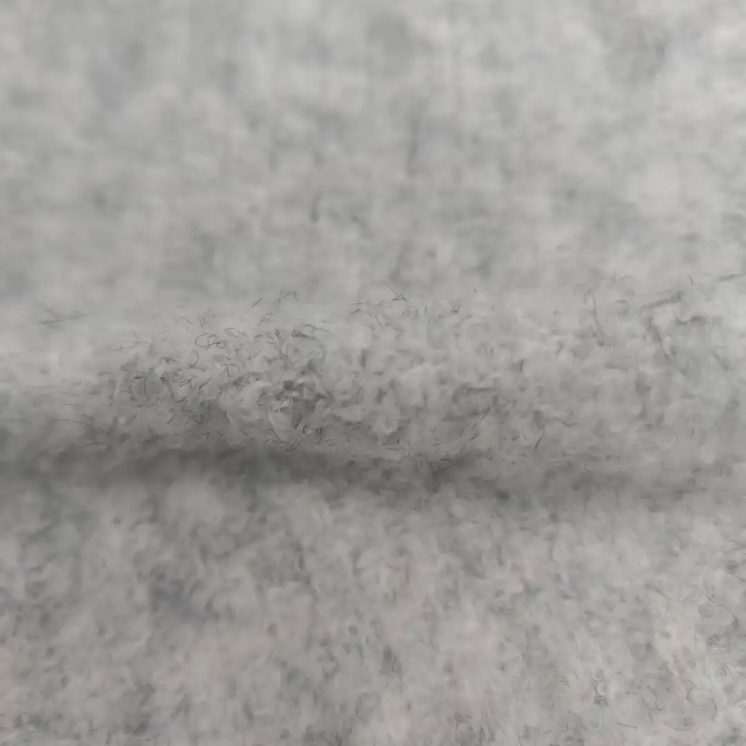 China Yarn for Full-Zipper Cardigan (Sweater),Half-Zipper Cardigan (Sweater),Round Neck Pullover (Sweater),Hoodie  (Sweater) Boucle Yarn Fancy Yarn Polyester Spandex Grey flower color buy from China wholesaler bulk order at wholesale price free worldwide shipping Alibaba