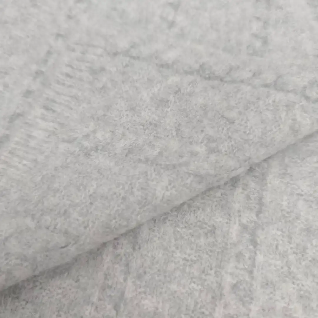 China Yarn for Open Cardigan (Sweater),Full-Zipper Cardigan (Sweater),Round Neck Pullover (Sweater) Mossy Yarn Fancy Yarn Polyester Spandex Light Ash color buy from China wholesaler bulk order at wholesale price free worldwide shipping Alibaba