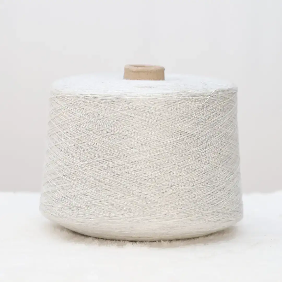 China Yarn for Ladies Vest (Sweater),Open Cardigan (Sweater),Round Neck Pullover (Sweater) Semi-Worsted Spun Regular Yarn Cotton Acrylic Grey color buy from China wholesaler bulk order at wholesale price free worldwide shipping Alibaba