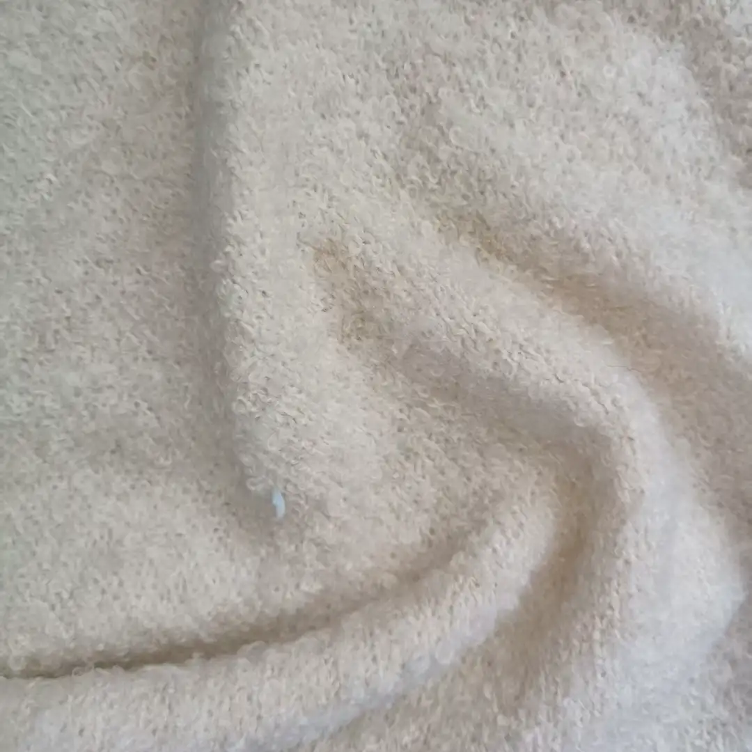 China Yarn for Ladies Vest (Sweater),Men’s Vest (Sweater),Open Cardigan (Sweater),Full-Zipper Cardigan (Sweater),Half-Zipper Cardigan (Sweater),Shirt Long Sleeve Button (Sweater) Boucle Yarn Fancy Yarn Polyester Spandex white color buy from China wholesaler bulk order at wholesale price free worldwide shipping Alibaba