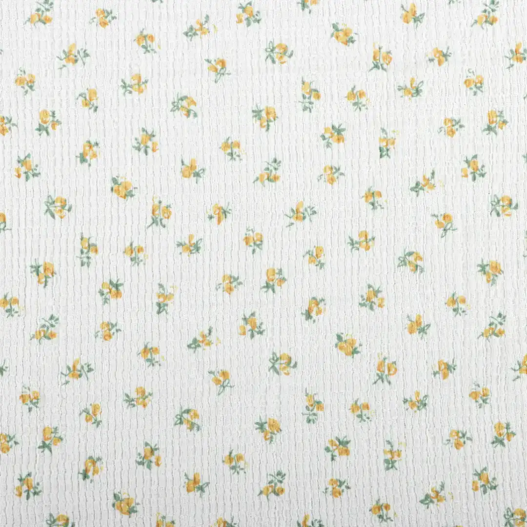 China Fabric for T-Shirt,Skirt Weft Jacquard Knit Fabric Polyester Elastane off-white color buy from China wholesaler bulk order at wholesale price free worldwide shipping Alibaba