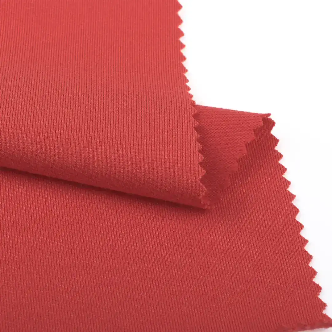 China Fabric for Jackets,Hoodie   French Terry Knit Fabric Polyester Cotton Elastane red color buy from China wholesaler bulk order at wholesale price free worldwide shipping Alibaba