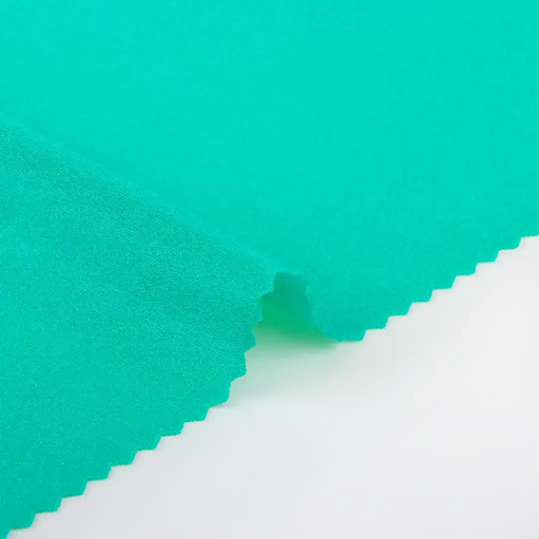 China Fabric for Yoga Clothes,Sports Bras Single Jersey Knit Fabric Nylon Elastane green color buy from China wholesaler bulk order at wholesale price free worldwide shipping Alibaba