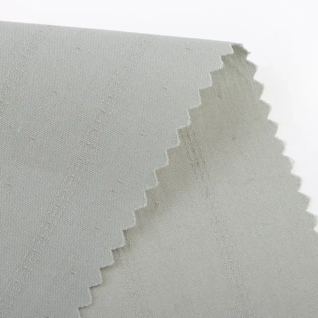 China Fabric for Shirt,Blouse,Skirt Cotton Dobby Natural Woven Fabric Cotton GREEN color buy from China wholesaler bulk order at wholesale price free worldwide shipping Alibaba