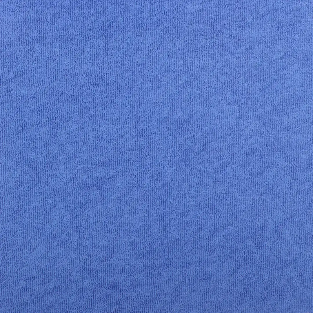 China Fabric for Hoodie  ,Loungewear Towel Fabric Knit Fabric Polyester BLUE color buy from China wholesaler bulk order at wholesale price free worldwide shipping Alibaba