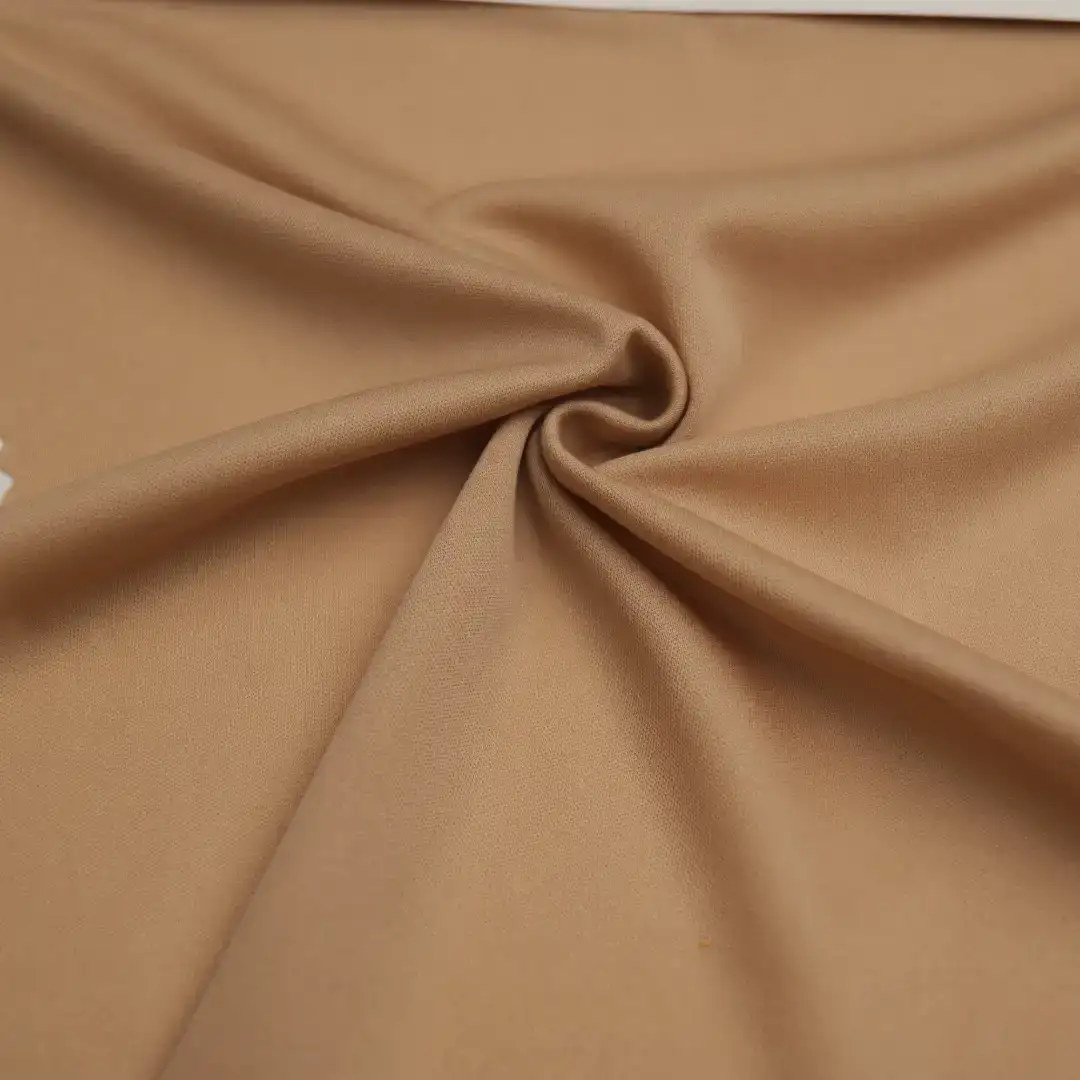 China Fabric for Yoga Clothes Interlock Knit Fabric Polyester COFFEE color buy from China wholesaler bulk order at wholesale price free worldwide shipping Alibaba