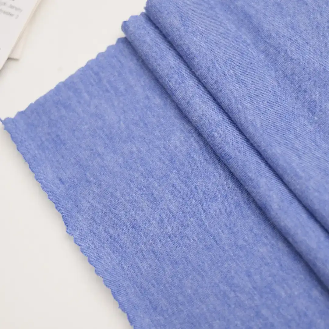 China Fabric for T-Shirt,Polo Shirt,Yoga Clothes,T-shirt ,Polo T-shirt  Single Jersey Knit Fabric Polyester Cotton Rayon blue color buy from China wholesaler bulk order at wholesale price free worldwide shipping Alibaba