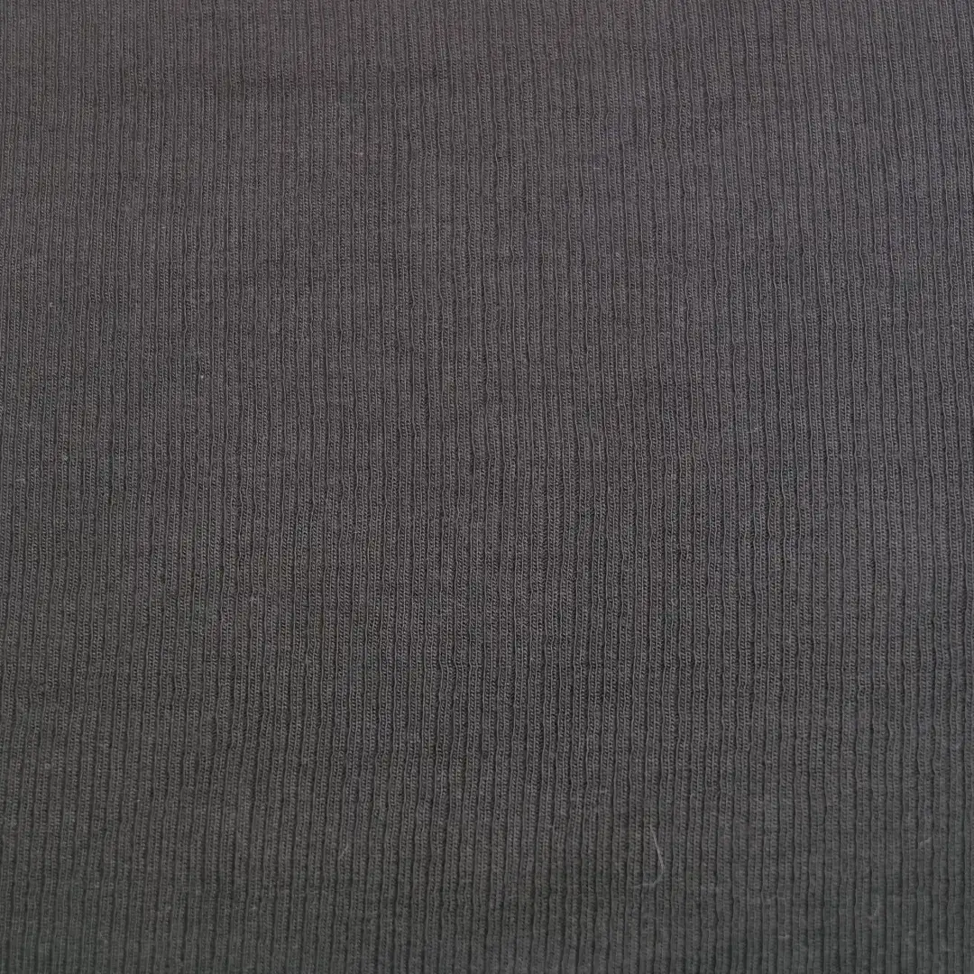 China Fabric for Yoga Clothes,Ladies Vest ,Knitted Jacket ,T-shirt ,Polo T-shirt  Rib Knit Fabric Modal Spandex black color buy from China wholesaler bulk order at wholesale price free worldwide shipping Alibaba