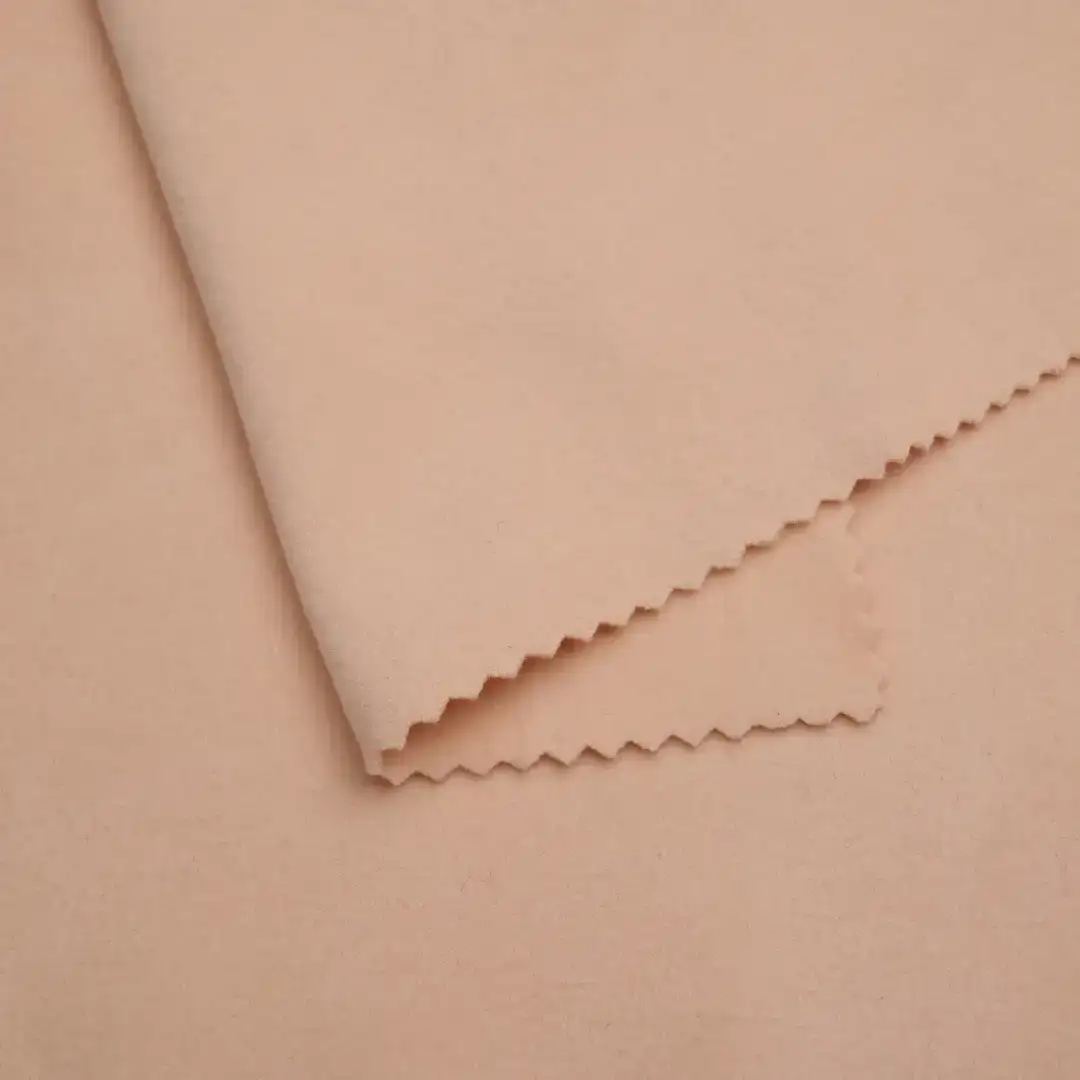 China Fabric for Jackets,Loungewear Interlock Knit Fabric Polyester Spandex Light pink color buy from China wholesaler bulk order at wholesale price free worldwide shipping Alibaba