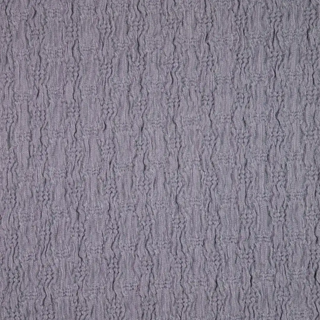 China Fabric for Blouse,Skirt Weft Jacquard Knit Fabric Polyester Spandex grey color buy from China wholesaler bulk order at wholesale price free worldwide shipping Alibaba