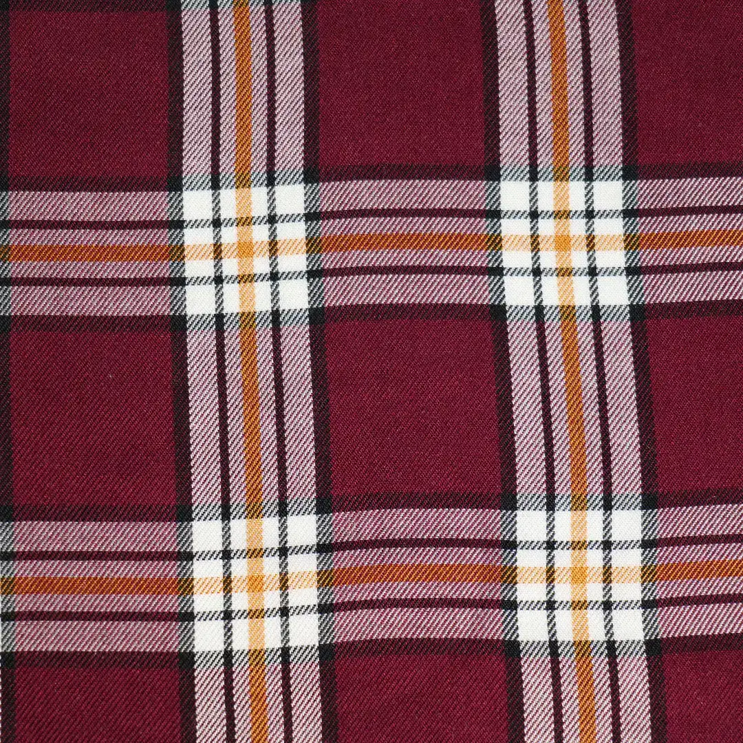 China Fabric for Shirt Cotton YD Twill Natural Woven Fabric Recycled Cotton Crimson red color buy from China wholesaler bulk order at wholesale price free worldwide shipping Alibaba
