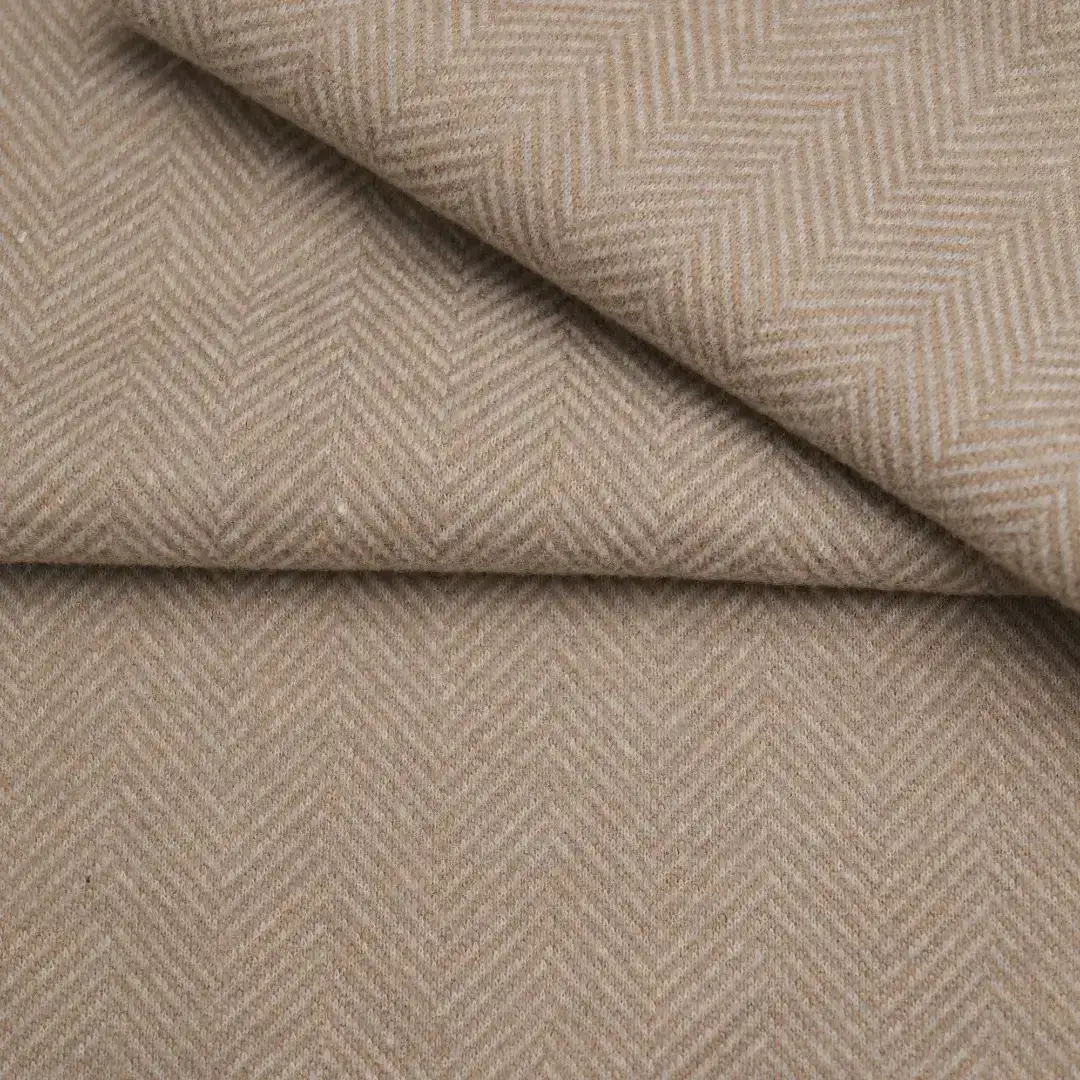 China Fabric for Jackets,Trench Coat,Overcoat Bristled fabric Knit Fabric Polyester Rayon Khaki color buy from China wholesaler bulk order at wholesale price free worldwide shipping Alibaba