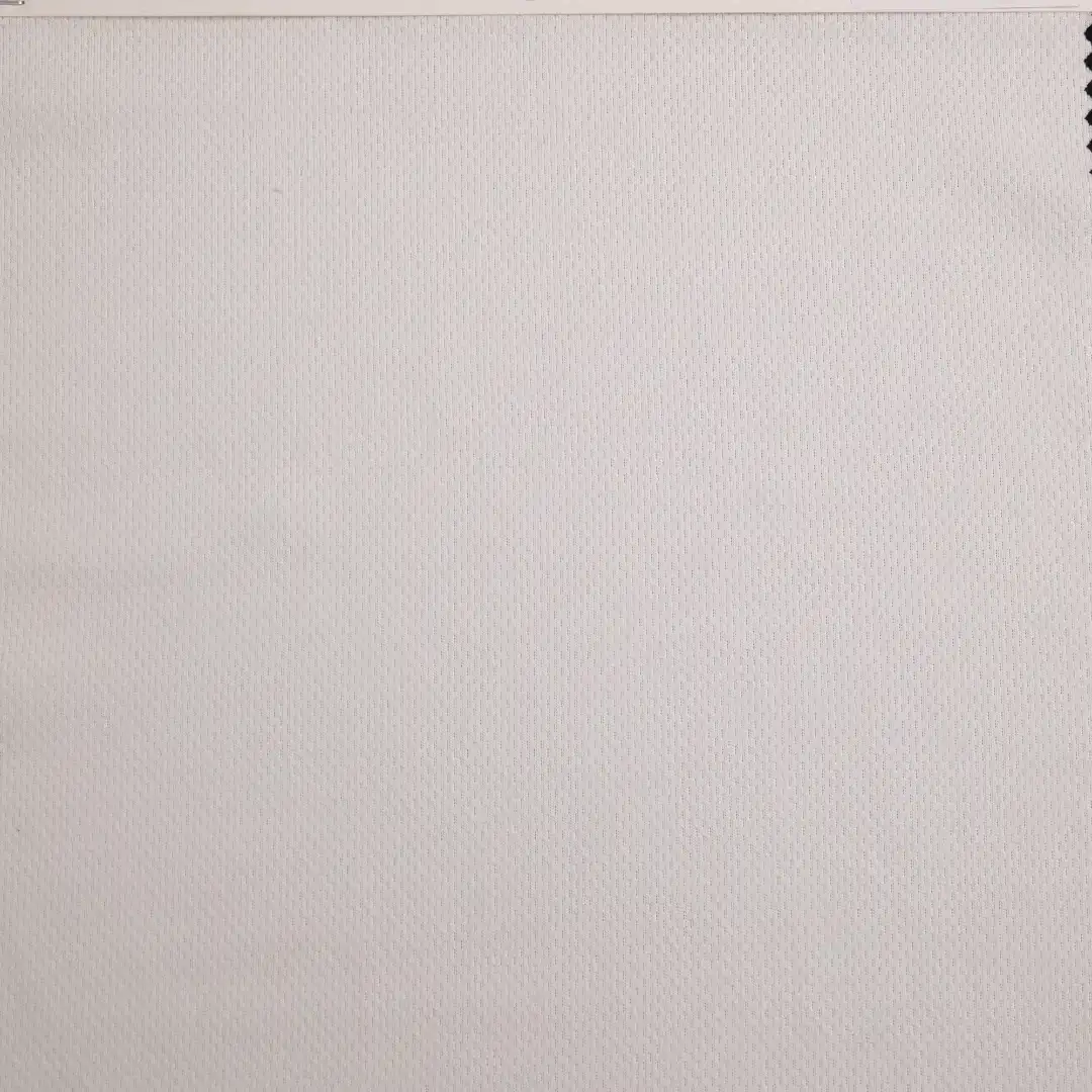 China Fabric for T-Shirt,Round Neck Pullover ,Sweatshirt,Tracksuits Birdeye Mesh Knit Fabric Polyester Spandex white color buy from China wholesaler bulk order at wholesale price free worldwide shipping Alibaba