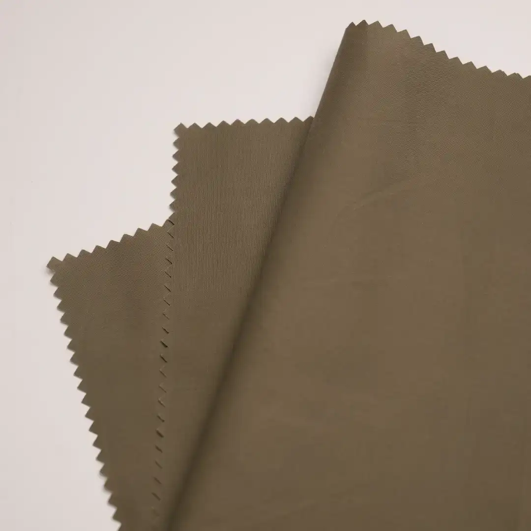 China Fabric for Blouse,Shirt Long Sleeve Button ,Shirt Half Sleeve Button  Cotton Poplin Natural Woven Fabric Cotton Army green color buy from China wholesaler bulk order at wholesale price free worldwide shipping Alibaba