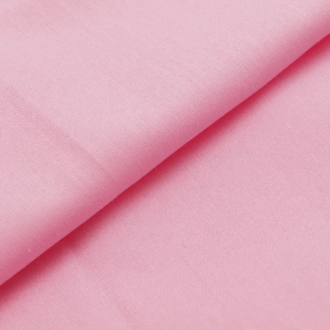 China Fabric for Shirt,Blouse,Dresses (Pullover)  Cotton Plain Natural Woven Fabric Polyester pink color buy from China wholesaler bulk order at wholesale price free worldwide shipping Alibaba
