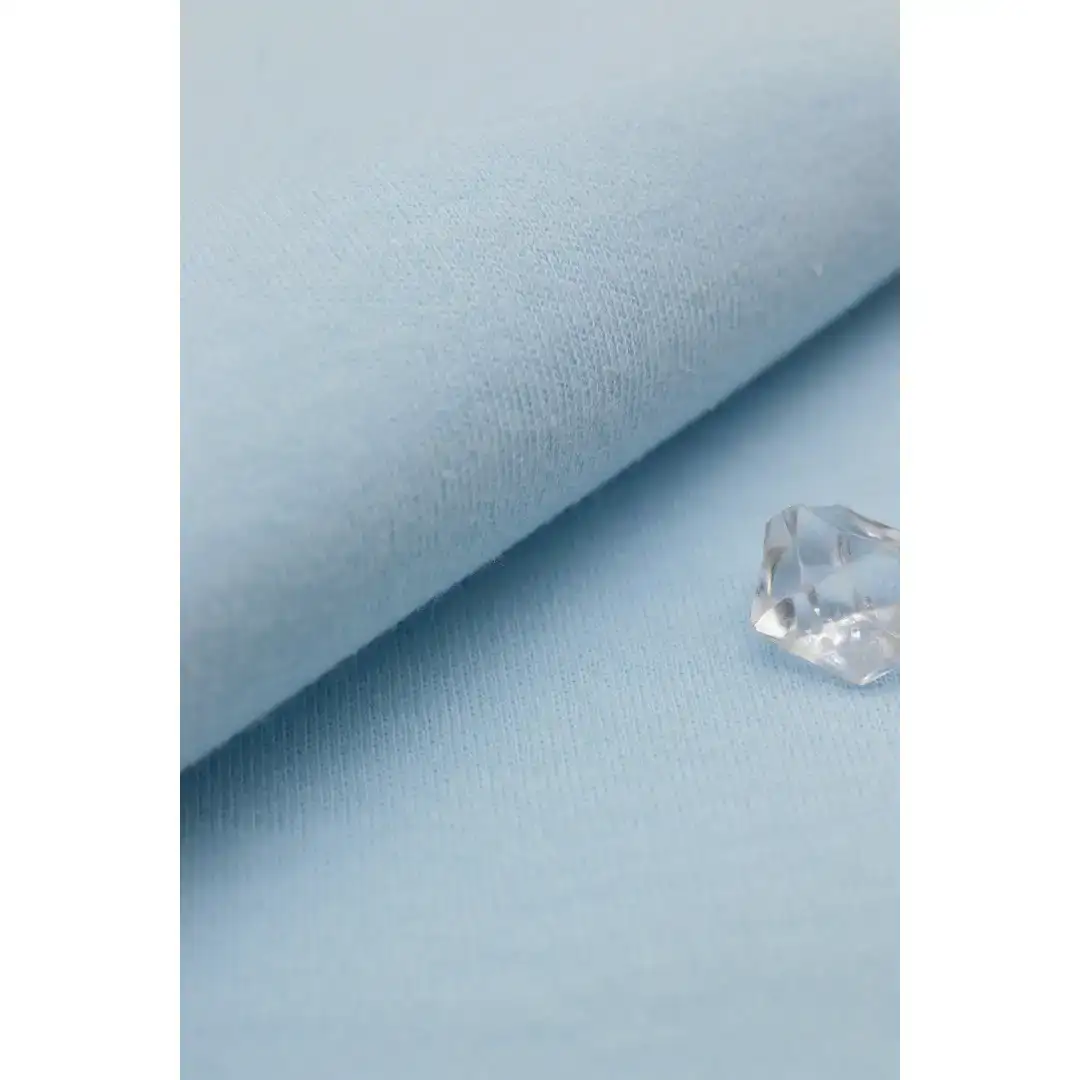 China Fabric for T-shirt ,Polo T-shirt  Interlock Knit Fabric Cotton blue color buy from China wholesaler bulk order at wholesale price free worldwide shipping Alibaba
