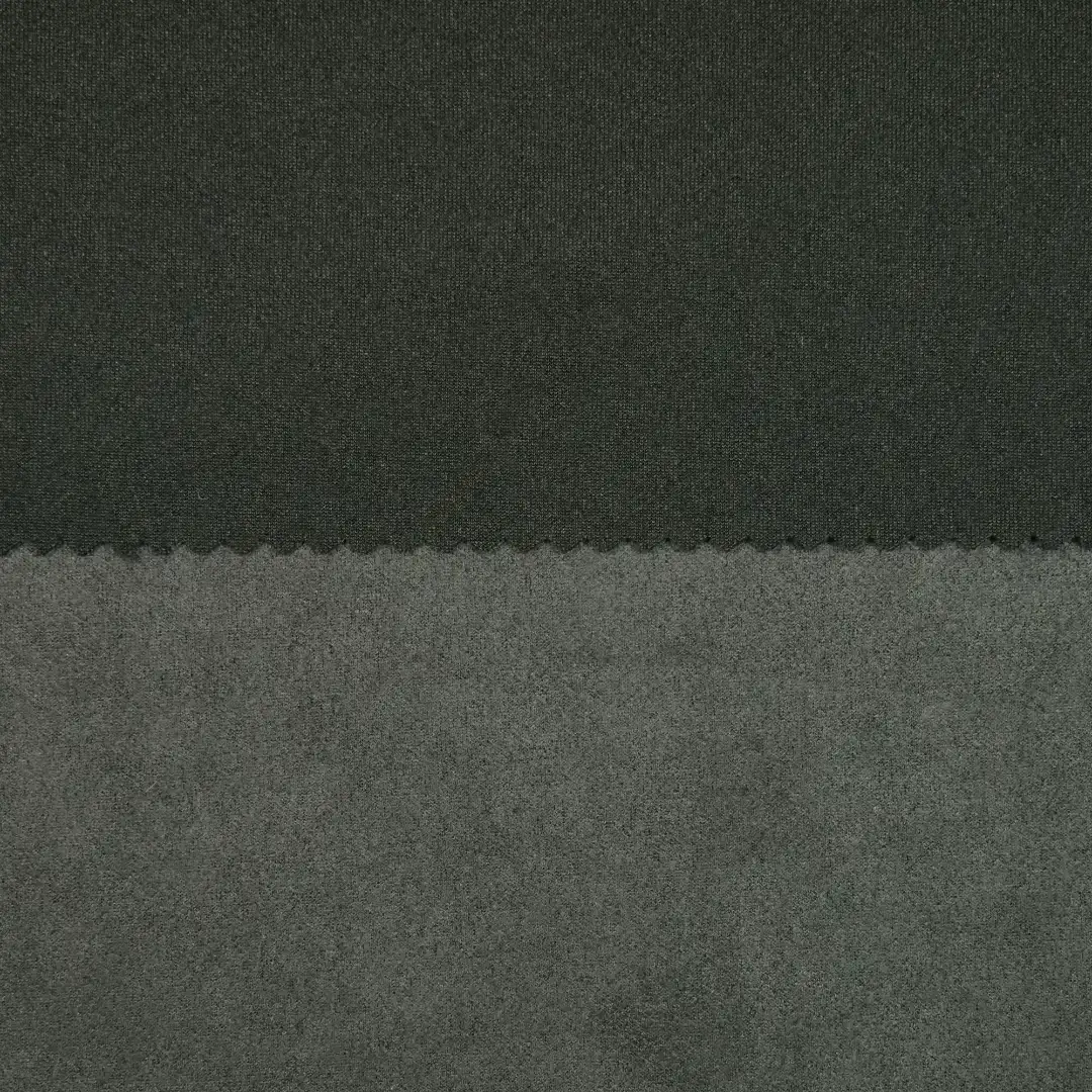 China Fabric for Jackets,Blazer Warp Suede Knit Fabric Polyester Spandex mud olive color buy from China wholesaler bulk order at wholesale price free worldwide shipping Alibaba