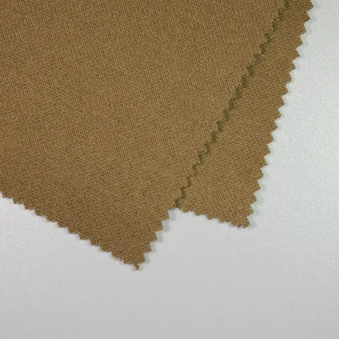 China Fabric for Trench Coat,Overcoat Knit Woolen Fabric Woolen Polyester Khaki color buy from China wholesaler bulk order at wholesale price free worldwide shipping Alibaba